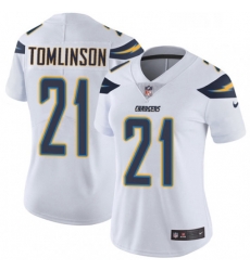 Womens Nike Los Angeles Chargers 21 LaDainian Tomlinson Elite White NFL Jersey Womens Nike Los Angeles Chargers 21 LaDainian Tomlinson Elite White NFL Jersey