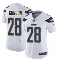 Womens Nike Los Angeles Chargers 28 Melvin Gordon White Vapor Untouchable Limited Player NFL Jersey Womens Nike Los Angeles Chargers 28 Melvin Gordon White Vapor Untouchable Limited Player NFL Jersey