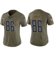 womens chargers hunter henry olive 2017 salute to service jersey womens chargers hunter henry olive 2017 salute to service jersey
