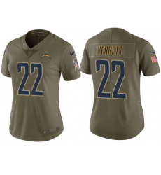 womens chargers jason verrett olive 2017 salute to service jersey womens chargers jason verrett olive 2017 salute to service jersey
