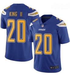 Chargers #20 Desmond King II Electric Blue Youth Stitched Football Limited Rush Jersey Chargers #20 Desmond King II Electric Blue Youth Stitched Football Limited Rush Jersey