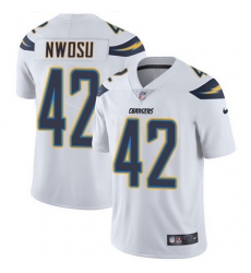 Nike Chargers #42 Uchenna Nwosu White Youth Stitched NFL Vapor Untouchable Limited Jersey Nike Chargers #42 Uchenna Nwosu White Youth Stitched NFL Vapor Untouchable Limited Jersey