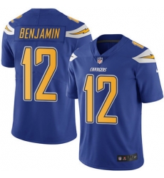 Youth Nike Chargers #12 Travis Benjamin Electric Blue Stitched NFL Limited Rush Jersey Youth Nike Chargers #12 Travis Benjamin Electric Blue Stitched NFL Limited Rush Jersey