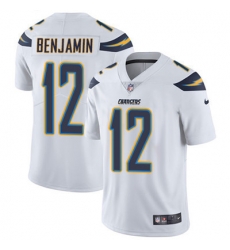 Youth Nike Chargers #12 Travis Benjamin White Stitched NFL Vapor Untouchable Limited Jersey Youth Nike Chargers #12 Travis Benjamin White Stitched NFL Vapor Untouchable Limited Jersey
