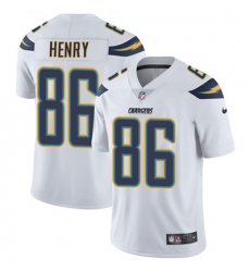 Youth Nike Chargers #86 Hunter Henry White Stitched NFL Vapor Untouchable Limited Jersey Youth Nike Chargers #86 Hunter Henry White Stitched NFL Vapor Untouchable Limited Jersey