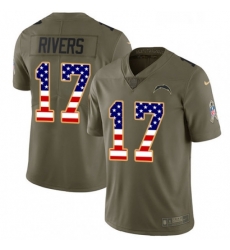 Youth Nike Los Angeles Chargers 17 Philip Rivers Limited OliveUSA Flag 2017 Salute to Service NFL Jersey Youth Nike Los Angeles Chargers 17 Philip Rivers Limited OliveUSA Flag 2017 Salute to Service NFL Jersey
