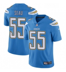 Youth Nike Los Angeles Chargers 55 Junior Seau Electric Blue Alternate Vapor Untouchable Limited Player NFL Jersey Youth Nike Los Angeles Chargers 55 Junior Seau Electric Blue Alternate Vapor Untouchable Limited Player NFL Jersey