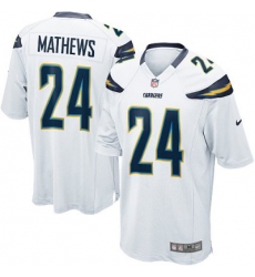 Youth Nike San Diego Chargers 24# Ryan Mathews Game White Color Jersey (S-XL) Youth Nike San Diego Chargers 24# Ryan Mathews Game White Color Jersey (S-XL)
