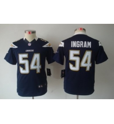 Youth Nike San Diego Chargers #54 Melvin Ingram DK Blue Color Limited Jerseys Youth Nike San Diego Chargers #54 Melvin Ingram DK Blue Color Limited Jerseys