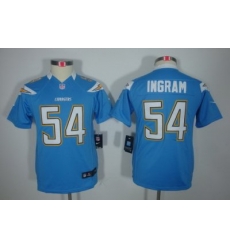 Youth Nike San Diego Chargers #54 Melvin Ingram Light Blue Color Limited Jerseys Youth Nike San Diego Chargers #54 Melvin Ingram Light Blue Color Limited Jerseys