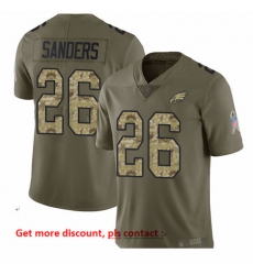 Eagles 26 Miles Sanders Olive Camo Men Stitched Football Limited 2017 Salute To Service Jersey Eagles 26 Miles Sanders Olive Camo Men Stitched Football Limited 2017 Salute To Service Jersey