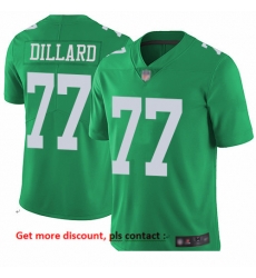 Eagles 77 Andre Dillard Green Men Stitched Football Limited Rush Jersey Eagles 77 Andre Dillard Green Men Stitched Football Limited Rush Jersey