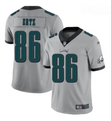 Eagles 86 Zach Ertz Silver Men Stitched Football Limited Inverted Legend Jersey Eagles 86 Zach Ertz Silver Men Stitched Football Limited Inverted Legend Jersey
