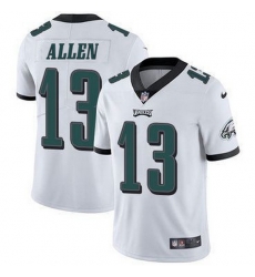 Men Philadelphia Eagles 13 Devon Allen White Vapor Untouchable Limited Stitched Jersey Men Philadelphia Eagles 13 Devon Allen White Vapor Untouchable Limited Stitched Jersey