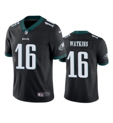 Men Philadelphia Eagles 16 Quez Watkins 2022 Black Vapor Untouchable Limited Stitched Jersey Men Philadelphia Eagles 16 Quez Watkins 2022 Black Vapor Untouchable Limited Stitched Jersey