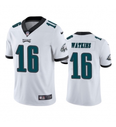 Men Philadelphia Eagles 16 Quez Watkins 2022 White Vapor Untouchable Limited Stitched Jersey Men Philadelphia Eagles 16 Quez Watkins 2022 White Vapor Untouchable Limited Stitched Jersey