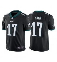 Men Philadelphia Eagles 17 Nakobe Dean Black Vapor Untouchable Limited Stitched jersey Men Philadelphia Eagles 17 Nakobe Dean Black Vapor Untouchable Limited Stitched jersey