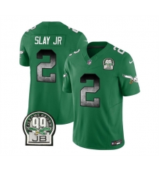 Men Philadelphia Eagles 2 Darius Slay JR Green 2023 F U S E Throwback Vapor Untouchable Limited Stitched Football Jersey Men Philadelphia Eagles 2 Darius Slay JR Green 2023 F U S E Throwback Vapor Untouchable Limited Stitched Football Jersey