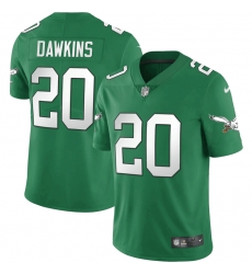 Men Philadelphia Eagles 20 Brian Dawkins Green Vapor Untouchable Limited Stitched Jersey Men Philadelphia Eagles 20 Brian Dawkins Green Vapor Untouchable Limited Stitched Jersey