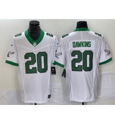 Men Philadelphia Eagles 20 Brian Dawkins White 2023 F U S E Vapor Untouchable Stitched Football Jersey Men Philadelphia Eagles 20 Brian Dawkins White 2023 F U S E Vapor Untouchable Stitched Football Jersey