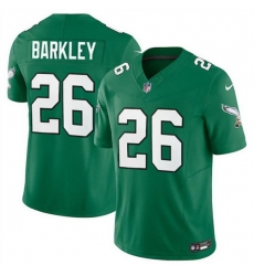 Men Philadelphia Eagles 26 Saquon Barkley Green 2023 F U S E Vapor Untouchable Limited Throwback Football Stitched Jersey Men Philadelphia Eagles 26 Saquon Barkley Green 2023 F U S E Vapor Untouchable Limited Throwback Football Stitched Jersey
