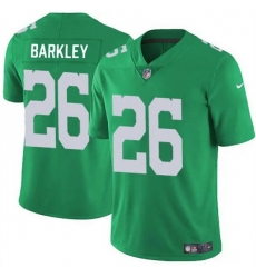 Men Philadelphia Eagles 26 Saquon Barkley Kelly Green Vapor Untouchable Limited Football Stitched Jersey Men Philadelphia Eagles 26 Saquon Barkley Kelly Green Vapor Untouchable Limited Football Stitched Jersey