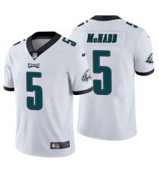 Men Philadelphia Eagles 5 Donovan McNabb White Vapor Untouchable Limited Stitched Jersey Men Philadelphia Eagles 5 Donovan McNabb White Vapor Untouchable Limited Stitched Jersey
