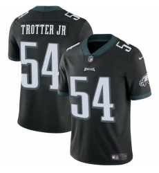 Men Philadelphia Eagles 54 Jeremiah Trotter Jr Black 2024 Draft Vapor Untouchable Limited Stitched Football Jersey Men Philadelphia Eagles 54 Jeremiah Trotter Jr Black 2024 Draft Vapor Untouchable Limited Stitched Football Jersey