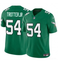 Men Philadelphia Eagles 54 Jeremiah Trotter Jr Green 2024 Draft F U S E Vapor Untouchable Throwback Limited Stitched Football Jersey Men Philadelphia Eagles 54 Jeremiah Trotter Jr Green 2024 Draft F U S E Vapor Untouchable Throwback Limited Stitched Football Jersey