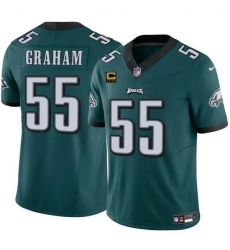 Men Philadelphia Eagles 55 Brandon Graham Green F U S E With 4 Star C Patch Vapor Untouchable Limited Stitched Football Jersey Men Philadelphia Eagles 55 Brandon Graham Green F U S E With 4 Star C Patch Vapor Untouchable Limited Stitched Football Jersey