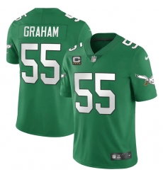 Men Philadelphia Eagles 55 Brandon Graham Green Vapor Untouchable Limited Stitched jerseys Men Philadelphia Eagles 55 Brandon Graham Green Vapor Untouchable Limited Stitched jerseys
