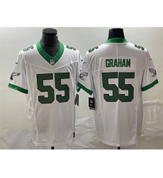 Men Philadelphia Eagles 55 Brandon Graham White 2023 F U S E Vapor Untouchable Stitched Football Jersey Men Philadelphia Eagles 55 Brandon Graham White 2023 F U S E Vapor Untouchable Stitched Football Jersey
