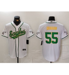Men Philadelphia Eagles 55 Brandon Graham White Gold Cool Base Stitched Baseball Jersey Men Philadelphia Eagles 55 Brandon Graham White Gold Cool Base Stitched Baseball Jersey