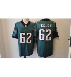 Men Philadelphia Eagles 62 Jason Kelce Green 2023 F U S E Vapor Untouchable Limited Stitched Football Jersey Men Philadelphia Eagles 62 Jason Kelce Green 2023 F U S E Vapor Untouchable Limited Stitched Football Jersey