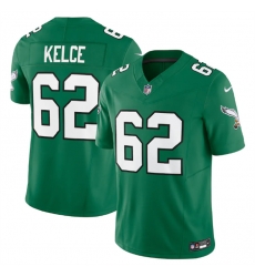 Men Philadelphia Eagles 62 Jason Kelce Green 2023 F U S E Vapor Untouchable Stitched Football Jersey Men Philadelphia Eagles 62 Jason Kelce Green 2023 F U S E Vapor Untouchable Stitched Football Jersey