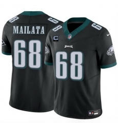 Men Philadelphia Eagles 68 Jordan Mailata Black F U S E With 1 Star C Patch Vapor Untouchable Limited Stitched Football Jersey Men Philadelphia Eagles 68 Jordan Mailata Black F U S E With 1 Star C Patch Vapor Untouchable Limited Stitched Football Jersey