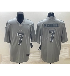 Men Philadelphia Eagles 7 Haason Reddick Gray Atmosphere Fashion Stitched Jersey Men Philadelphia Eagles 7 Haason Reddick Gray Atmosphere Fashion Stitched Jersey
