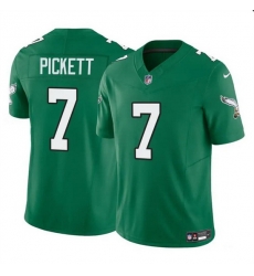 Men Philadelphia Eagles 7 Kenny Pickett Green 2023 F U S E Throwback Vapor Untouchable Limited Stitched Football Jersey Men Philadelphia Eagles 7 Kenny Pickett Green 2023 F U S E Throwback Vapor Untouchable Limited Stitched Football Jersey