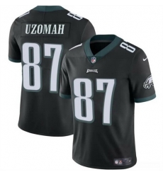 Men Philadelphia Eagles 87 C J Uzomah Black Vapor Untouchable Limited Stitched Football Jersey Men Philadelphia Eagles 87 C J Uzomah Black Vapor Untouchable Limited Stitched Football Jersey
