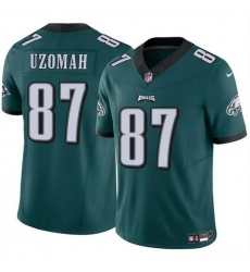 Men Philadelphia Eagles 87 C J Uzomah Green 2023 F U S E Vapor Untouchable Limited Stitched Football Jersey Men Philadelphia Eagles 87 C J Uzomah Green 2023 F U S E Vapor Untouchable Limited Stitched Football Jersey