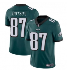 Men Philadelphia Eagles 87 Jahan Dotson Green Vapor Untouchable Limited Stitched Football Jersey Men Philadelphia Eagles 87 Jahan Dotson Green Vapor Untouchable Limited Stitched Football Jersey