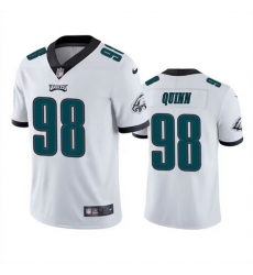 Men Philadelphia Eagles 98 Robert Quinn White Vapor Untouchable Limited Stitched Jersey Men Philadelphia Eagles 98 Robert Quinn White Vapor Untouchable Limited Stitched Jersey
