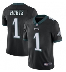 Men Philadelphia Eagles Jalen Hurts 1 Limited Black Vapor Untouchable NFL Jersey Men Philadelphia Eagles Jalen Hurts 1 Limited Black Vapor Untouchable NFL Jersey