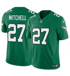 Men Philadelphia Eagles Quinyon Mitchell #27 Green Vapor Untouchable Stitched NFL Jersey Men Philadelphia Eagles Quinyon Mitchell #27 Green Vapor Untouchable Stitched NFL Jersey