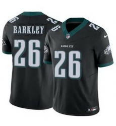 Men Philadelphia Eagles Saquon Barkley #26 Black F U S E Limited Stitched Football Jersey Men Philadelphia Eagles Saquon Barkley #26 Black F U S E Limited Stitched Football Jersey