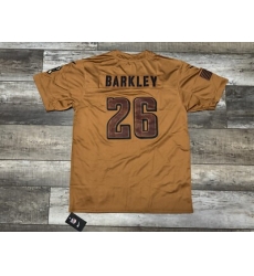 Men Philadelphia Eagles Saquon Barkley #26 Salute to Service Jersey Men Philadelphia Eagles Saquon Barkley #26 Salute to Service Jersey