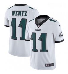 Mens Nike Philadelphia Eagles 11 Carson Wentz White Vapor Untouchable Limited Player NFL Jersey Mens Nike Philadelphia Eagles 11 Carson Wentz White Vapor Untouchable Limited Player NFL Jersey
