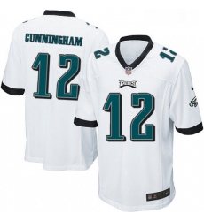 Mens Nike Philadelphia Eagles 12 Randall Cunningham Game White NFL Jersey Mens Nike Philadelphia Eagles 12 Randall Cunningham Game White NFL Jersey