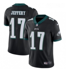 Mens Nike Philadelphia Eagles 17 Alshon Jeffery Black Alternate Vapor Untouchable Limited Player NFL Jersey Mens Nike Philadelphia Eagles 17 Alshon Jeffery Black Alternate Vapor Untouchable Limited Player NFL Jersey