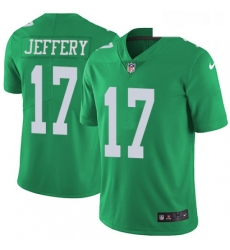 Mens Nike Philadelphia Eagles 17 Alshon Jeffery Limited Green Rush Vapor Untouchable NFL Jersey Mens Nike Philadelphia Eagles 17 Alshon Jeffery Limited Green Rush Vapor Untouchable NFL Jersey